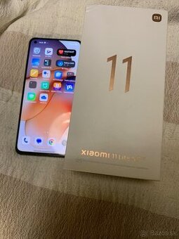 Xiaomi MI 11 LITE 5G NE čierny 8/128gb plne funkčný ma znaky