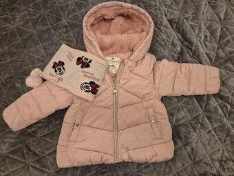 Zimná bunda s nákrčníkom F&F veľ 98