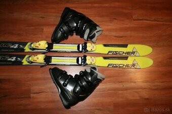 detské lyže Fischer rc 4118 cm , lyžiarky Salomon