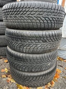 Zimné pneu NOKIAN 195/65/15 , 6-7 mm, 15ky disky 5x112