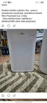 Čistička vzduchu Eta