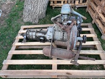 Motor a  predvodovka škoda 100