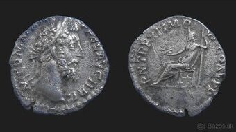 Commodus denár, strieborná minca