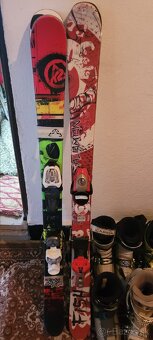 Detské carvingove lyže s posuvným viazaním