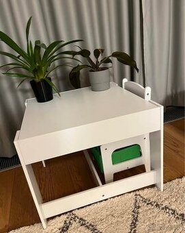 Detsky drevený stolík so stoličkou