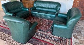 Luxusní kožená sedací souprava 3+2+2+1,6347