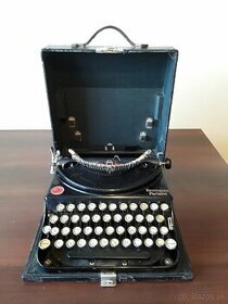 PREDÁM kufríkový písací stroj REMINGTON Portable - 1