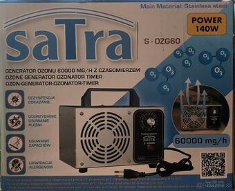 Vykonny Generator ozonu 60g ATWFS, ozon O3 cistic vzduchu