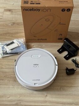 Roboticky vysavač s mopom Niceboy ION Charles i3 Plus White