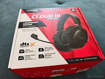 predám herné slúchadlá HyperX