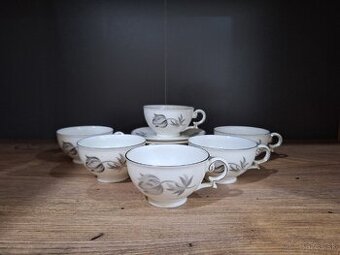 Malé retro šálky československý porcelán MZ