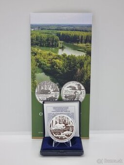 Slovensko Dunajské luhy 2025 a iné PROOF a BK mince