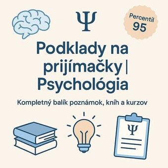 Podklady na prijímacie skúšky // Psychológia