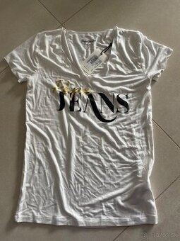 Tricko s kratkym rukavom biele Pepe Jeans