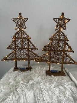 Vianočné drevené dekorácie -sada