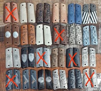 Gripy / pažbičky pre: Colt 1911, CZ75, SP-01, Shadow 2 a iné