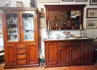 Masívny drevený set na predaj.