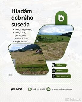 stavebný pozemok Liptovská Anna