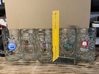 Pivove litrove krigle(tuplaky)