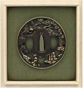 Japonská Starožitná Tsuba - Záštita Japonského Meče