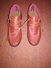 Kožené pánske topánky na šnúrky - 1