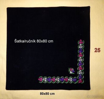 Vyšívaná šatka