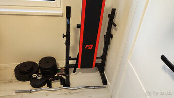 Predám fitnes lavičku a činkový set