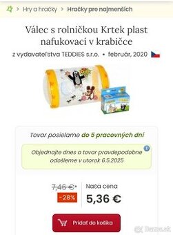 Skrutkovacie zvieratká, navliekanie, valec