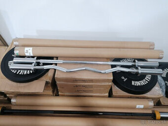 Olympijske tyče, 120 cm, EZ, 201cm dámske -čierne a ružové