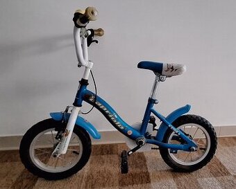 predám detský bicykel s pomocnými kolieskami