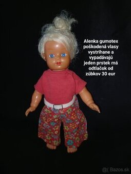 Retro Bábika gumotex Alenka