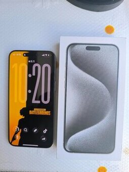 15 Pro Max 256gb white