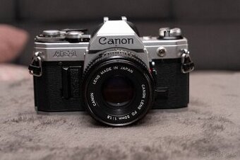 Canon ae1 + Canon 50mm f1.8 (PREDANÝ)