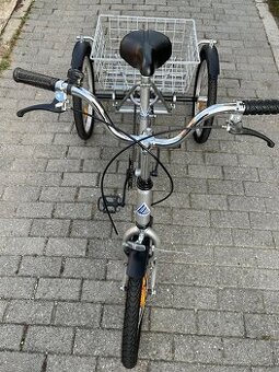 Trojkolesový bicykel pre seniorov