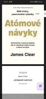 Atómové návyky - James Clear