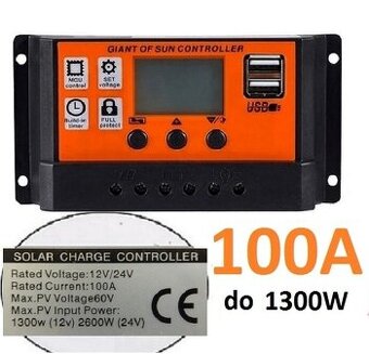 Solarny regulator - 100A