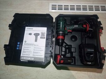 PARKSIDE SET AKU Vŕtačka/ uťahovačka 2 batérie + náradie - 1
