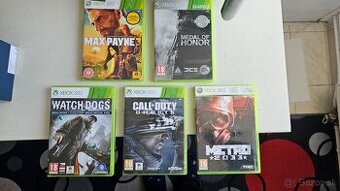 Xbox 360 hry - funkčné, zachovalé