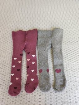 Dievčenské hrubé pančušky, 2ks