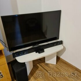 Samsung TV 108cm 4K + soundbar LG 300wats rms