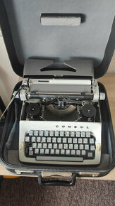 Predám kufrový písací stroj CONSUL