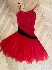 Červené šaty Michell, veľ. S