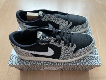 Jordan 1 Retro Low OG Black Cement 100% originál Nové