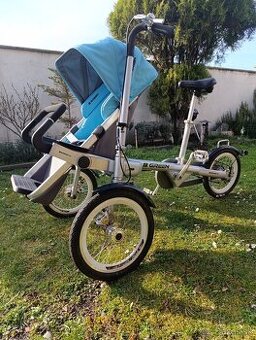 Hybridný pojazdný kočík , bicykel