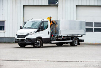 IVECO Daily 70C18H/P 3S sklápač + ruka COPMA 42.2 - SKLADOM