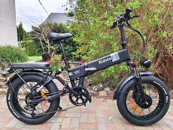 Výkonný skladací fat ebike Ridstar 20x4.0",2x1000W,23Ah,50k