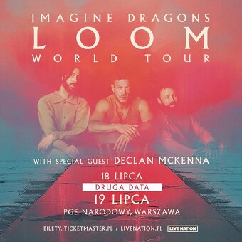 Imagine Dragons 19.7.- Varsava  - aktualne