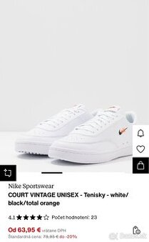 Tenisky Nike Court Vintage 44