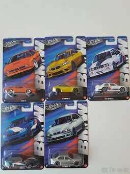 5x Hotwheels BMW Silver Series