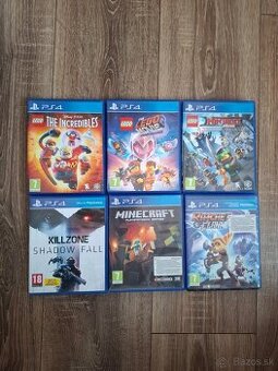 Predám hry na PS4